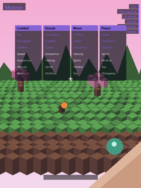 Meteor — чит клиент Minecraft